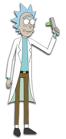 This is the Avatar Image for the rick sanches AI Voice and Text to Speech Generator